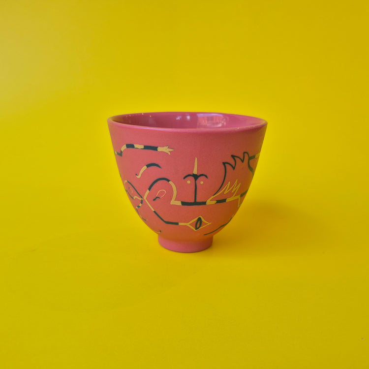 Goblet with glyphs