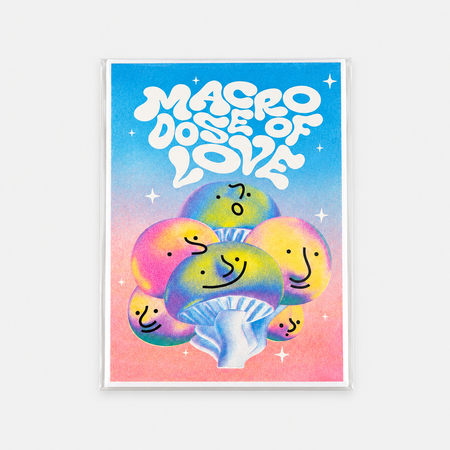 Carte de souhaits 'Macro Dose of Love'