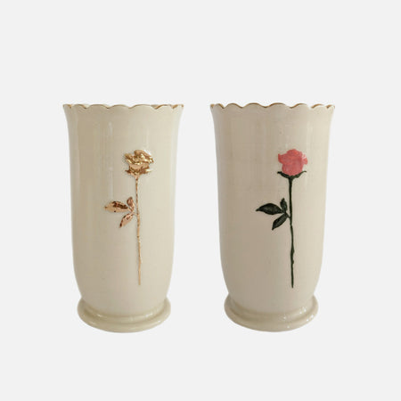 Vase Rose à festons [couleurs variées]