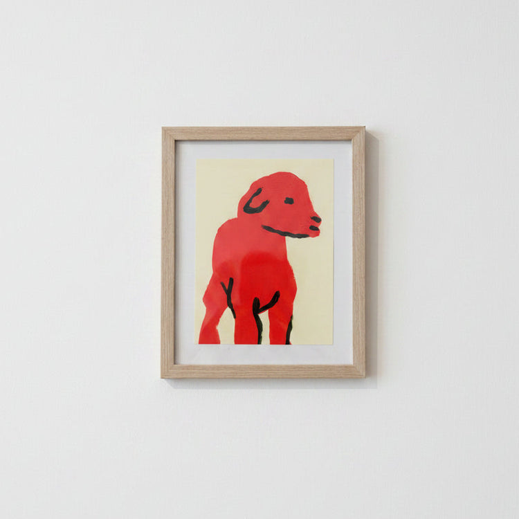 Affiche 'Agneau rouge'
