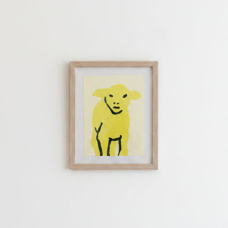 Affiche 'Agneau jaune'