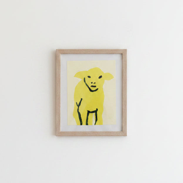 Affiche 'Agneau jaune'