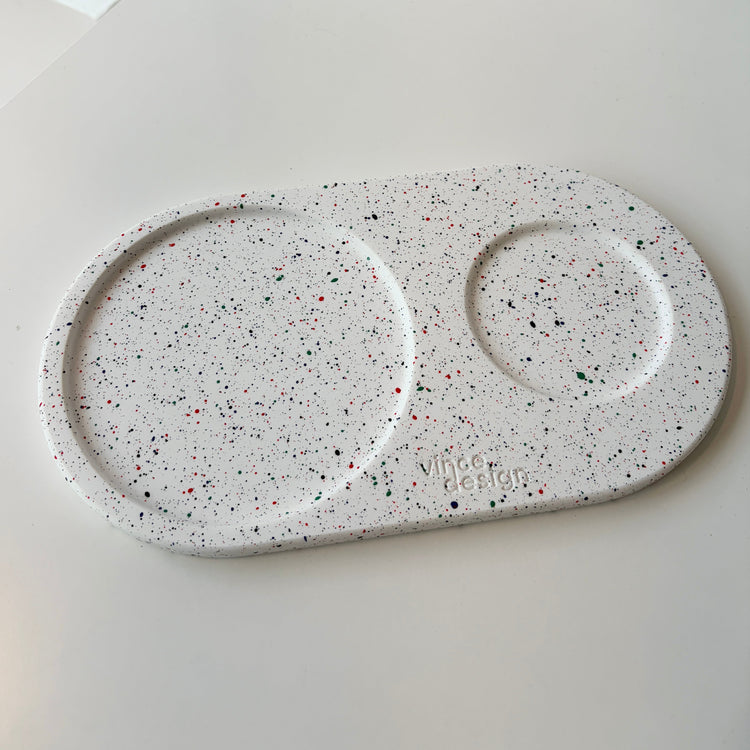 Grand plateau vide poche Confetti [tel quel]