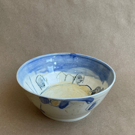 Large abstract ceramic bowl no.326 