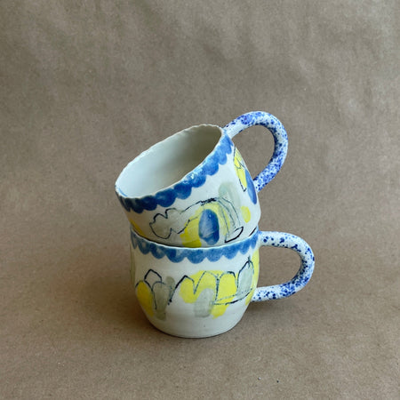 Abstract ceramic mug no.343 
