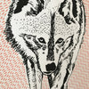 Affiche sérigraphiée 'Loup'