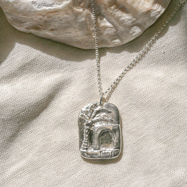 Collier château Tvrdalj en argent sterling