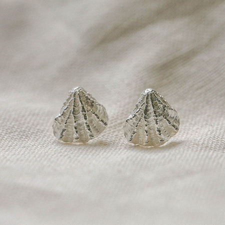 Boucles d'oreilles studs Sous l'océan en argent sterling