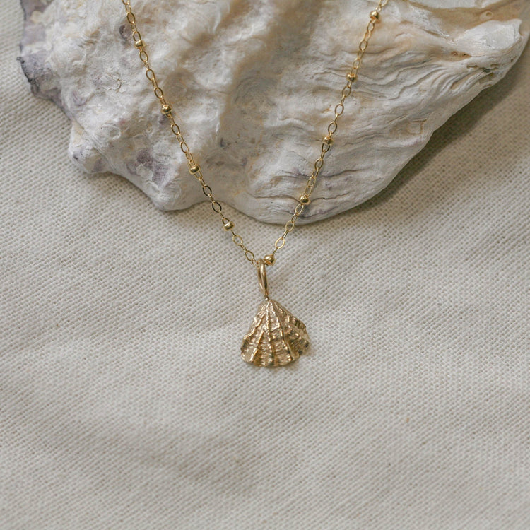 Under the Ocean Brass Necklace