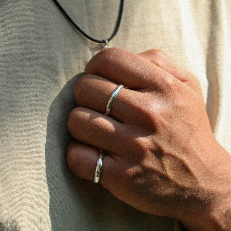 Bague Vague en argent sterling [tailles variées]