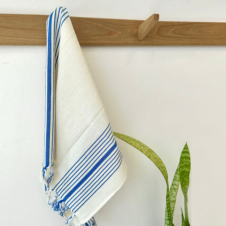 Antakya blue hand towel