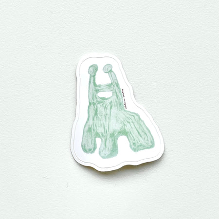 Autocollant Chaise vert menthe