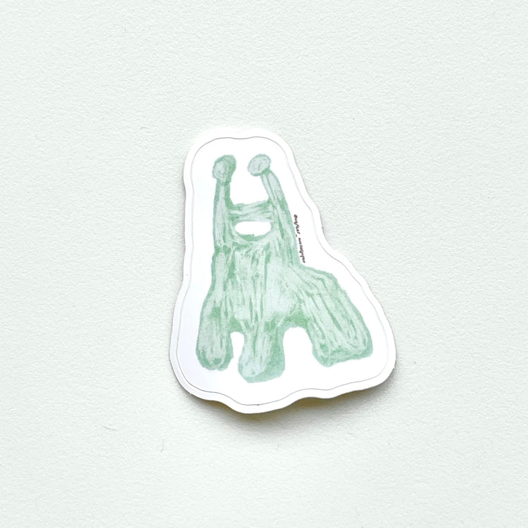 Autocollant Chaise vert menthe