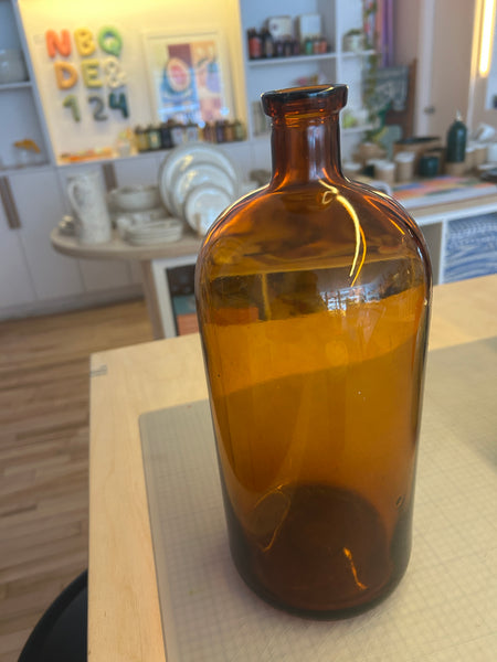Grande bouteille vintage Apothicaire