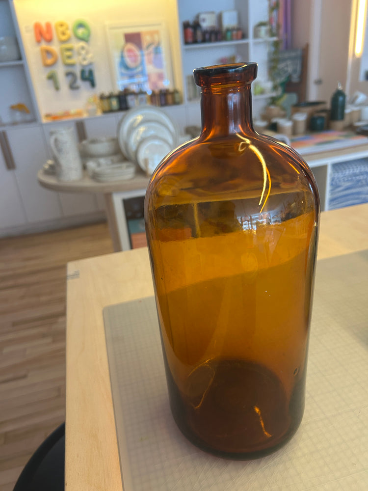 Grande bouteille vintage Apothicaire