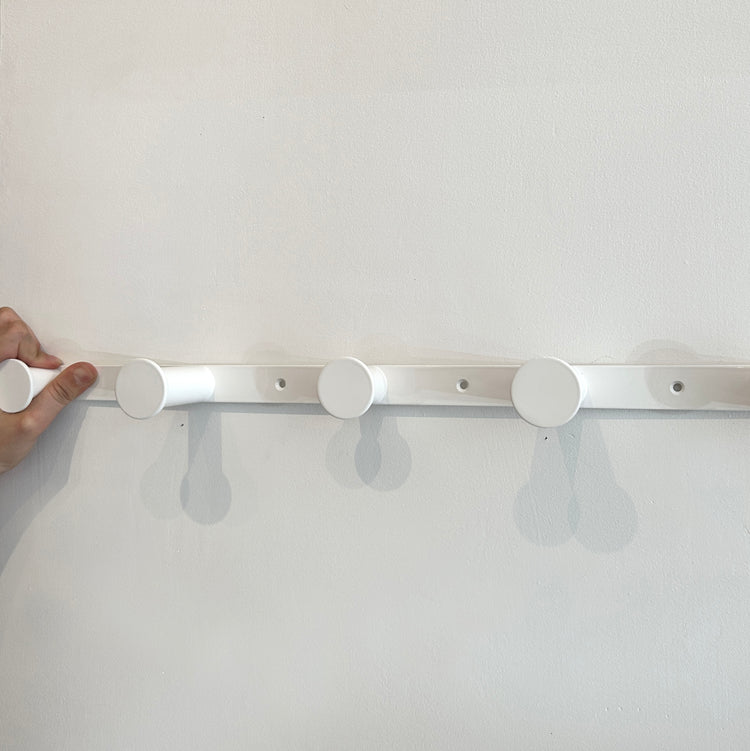Crochet long blanc