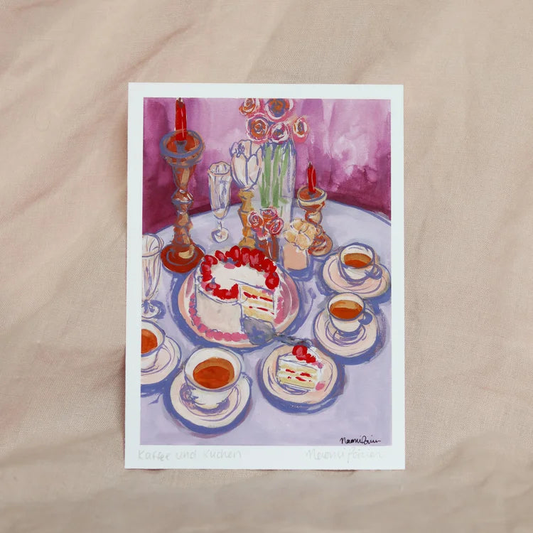 Affiche 'Kaffee und Kuchen'