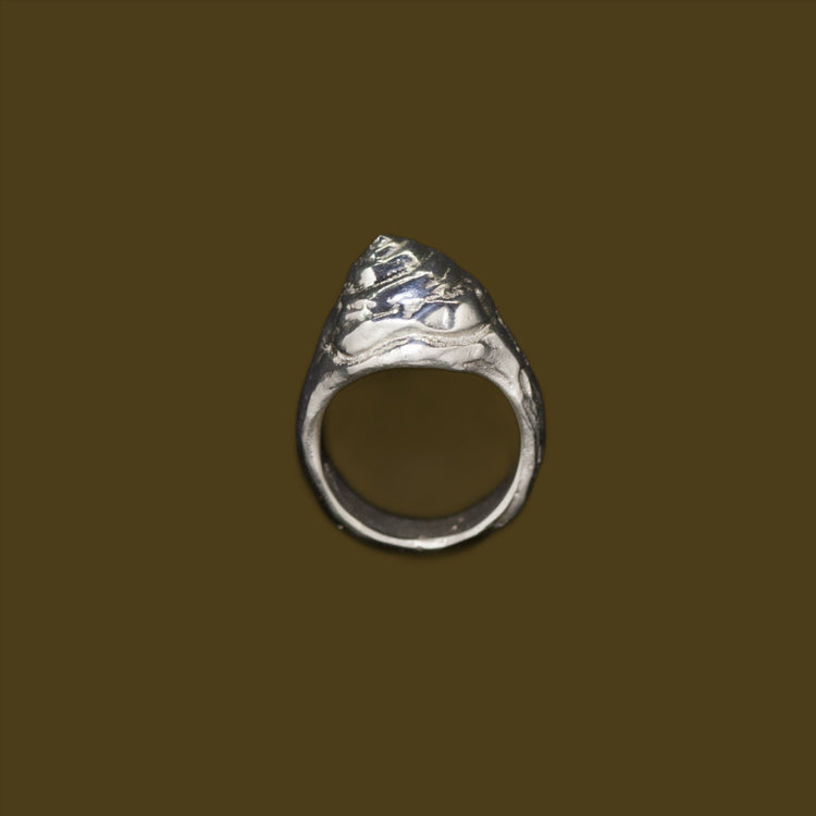 Bague coquille en spirale [tailles variées]