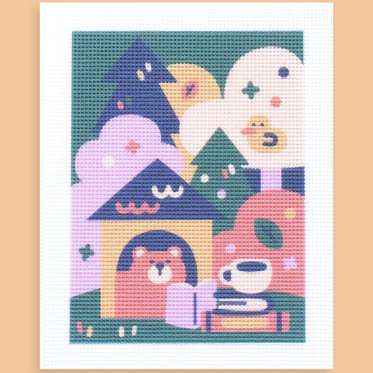 Kit DIY de canevas à broder 'Home body'