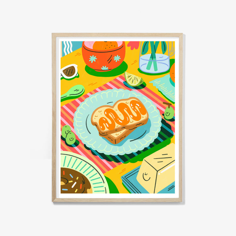 Affiche 'The Radiant Breakfast'