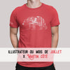 Unisex t-shirt 'Art T-shirt Club' by Martin Côté