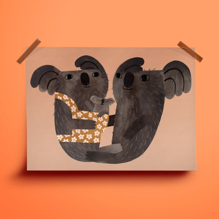 Affiche 'Koala Family'