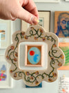 Petit cadre en porcelaine [modèles variés]