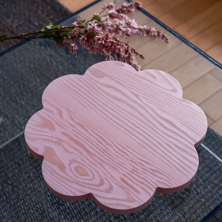 Lilac Fir Wood Lazy Susan Tray