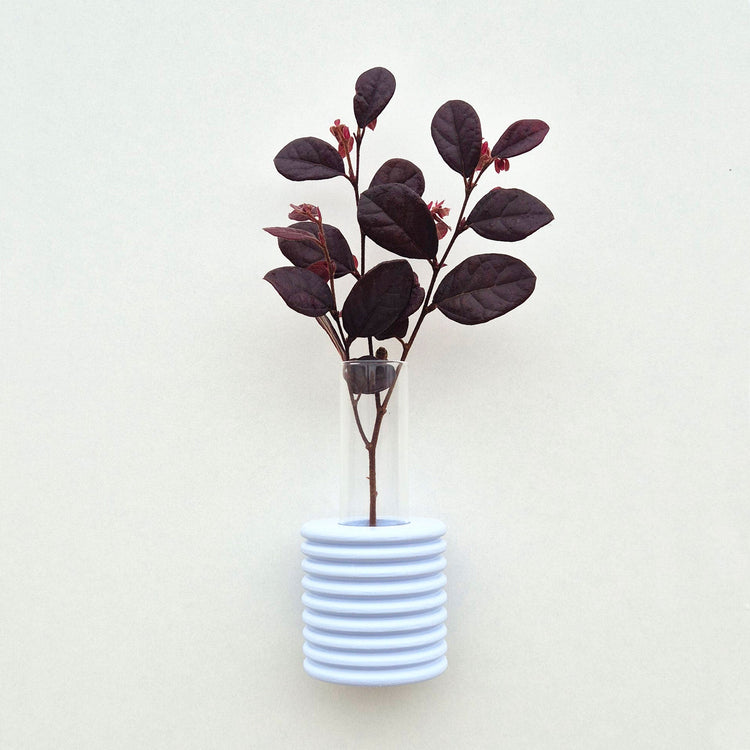 Petit vase mural Ribble bleu clair