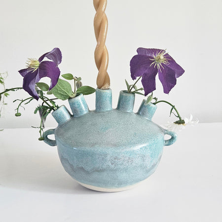 Grand vase Intention bleu ciel