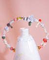 Vase en porcelaine Breloques