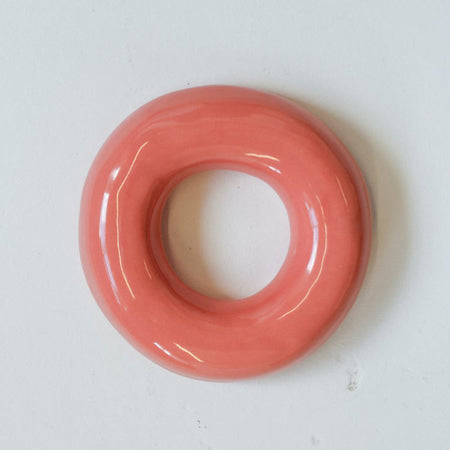 Lettre 'O' décorative en semi-porcelaine [en stock - couleurs variées]