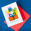 Carte de souhaits risographie Happy Presents