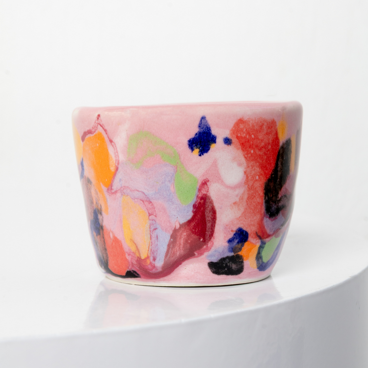 'DIY Pink 1' ceramic tumbler