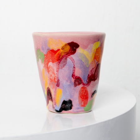 'DIY Pink 4' ceramic tumbler