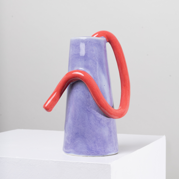 Vase Wonky Lavender