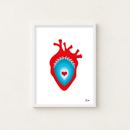 Affiche 'Le coeur à la bonne place'