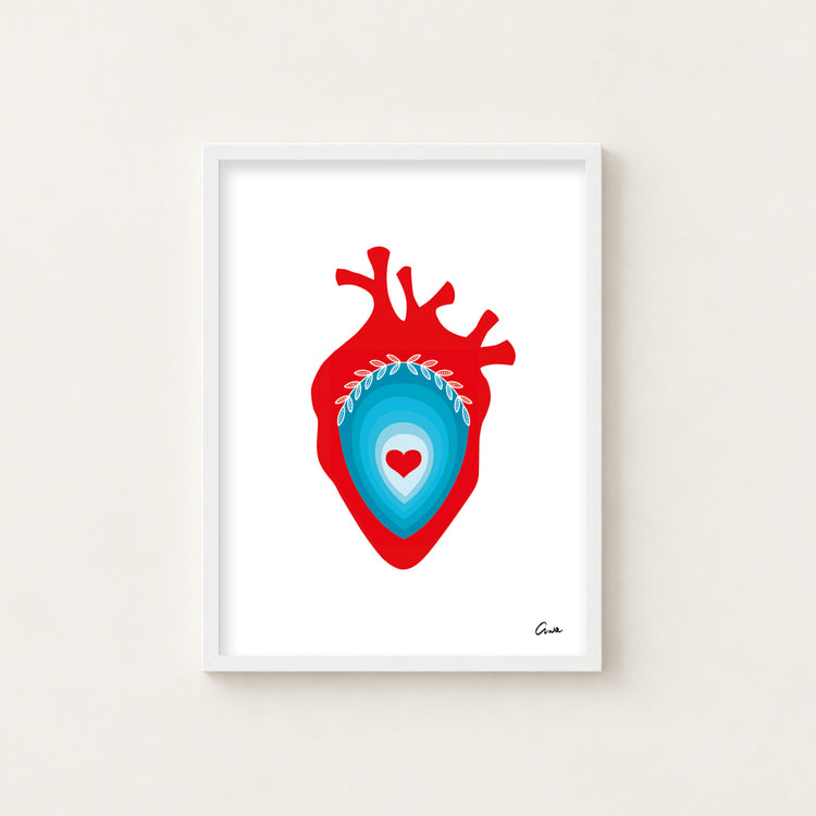 Affiche 'Le coeur à la bonne place'