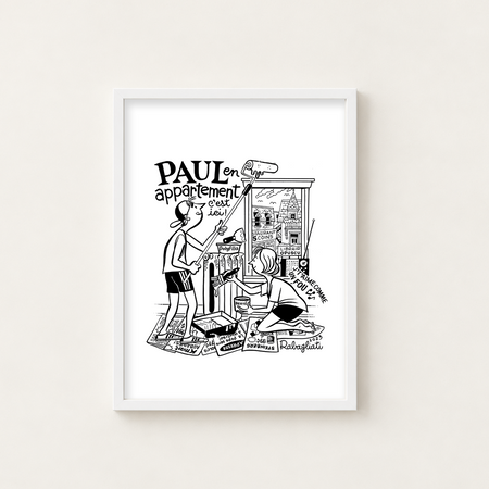 Affiche 'Paul en appartement : Hommage à Michel Rabagliati'