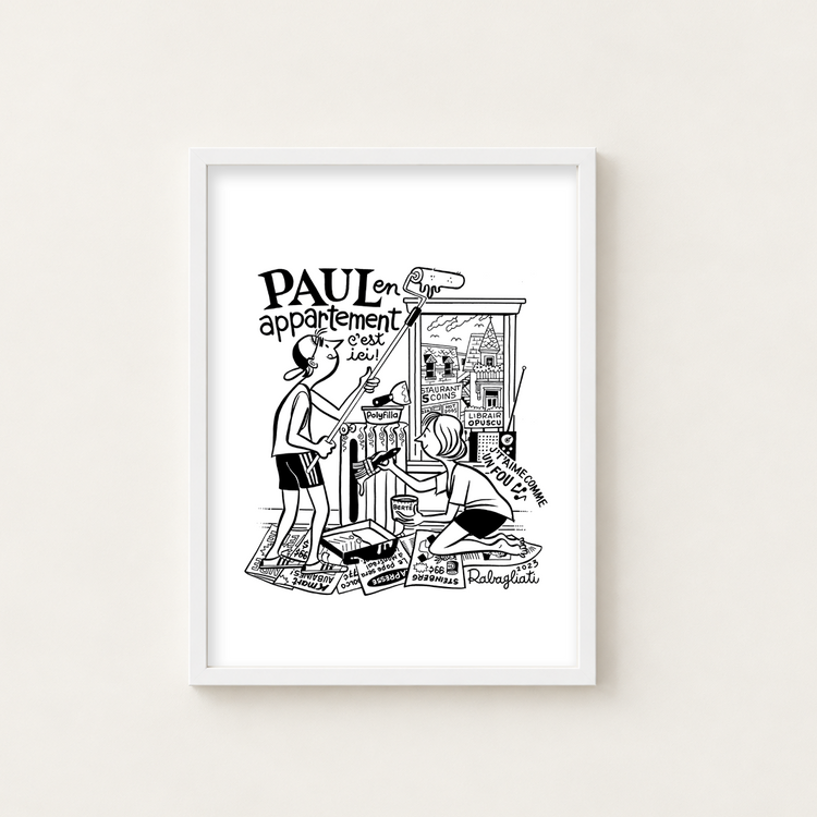 Affiche 'Paul en appartement : Hommage à Michel Rabagliati'