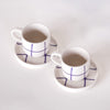 Tasse espresso et soucoupe palazzo violet