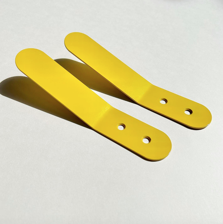 Crochet minimaliste jaune zinc