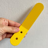 Crochet minimaliste jaune zinc