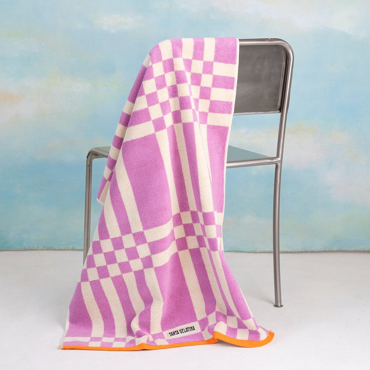 Serviette de bain Marina magenta