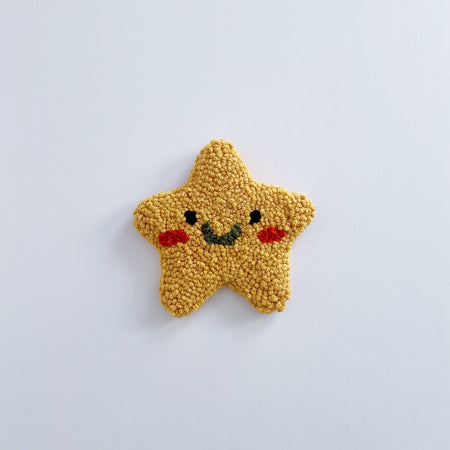 'Mini Star' textile pour sapin ou pièce murale