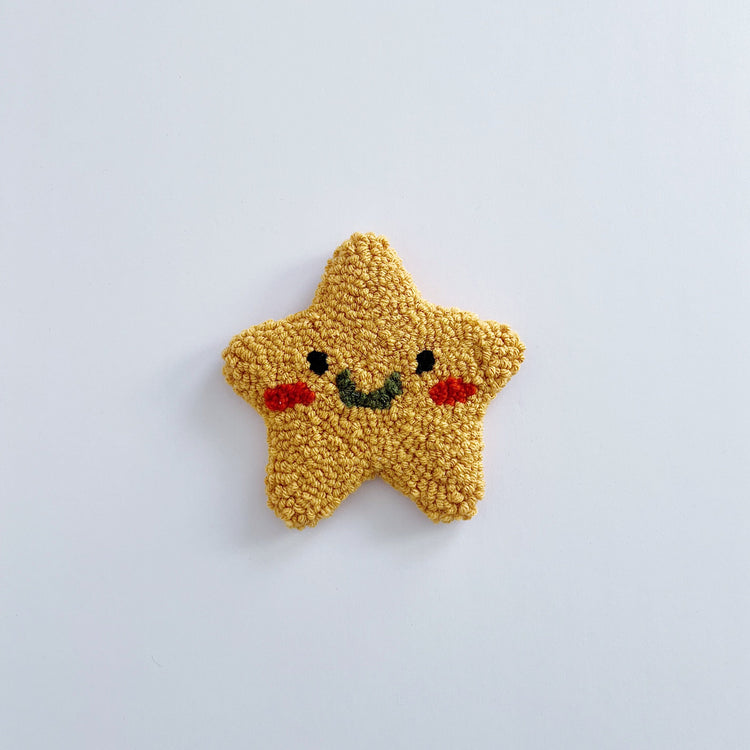 'Mini Star' textile pour sapin ou pièce murale