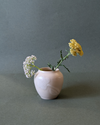 Petit dodu vase floral [couleurs variées]