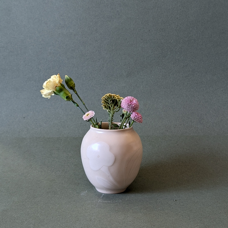 Mini dodu vase floral [couleurs variées]