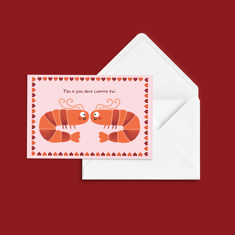Carte de souhaits Crevettes