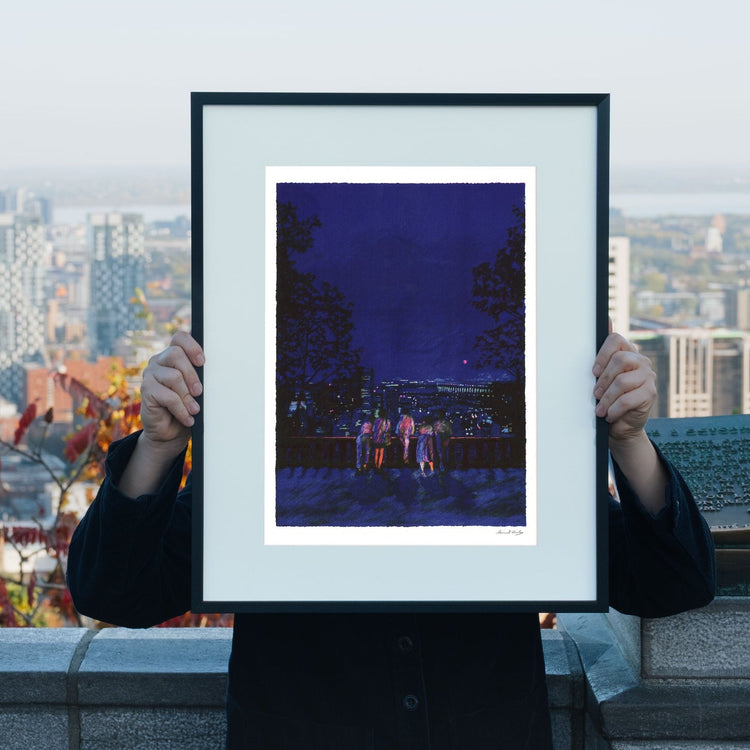 Affiche risographie 'Jésus de Montréal - Denys Arcand, 1989'